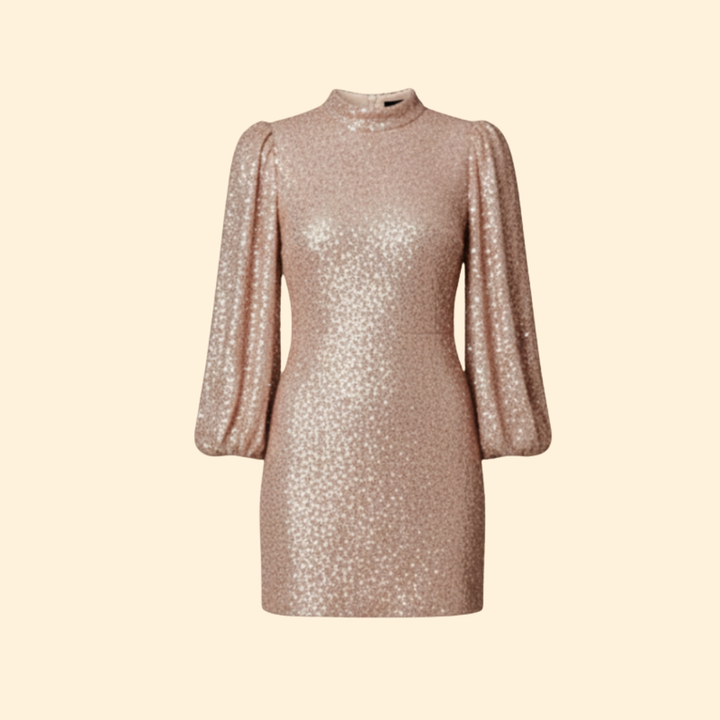 Women's Sequin Bodycon Wedding Guest Dress