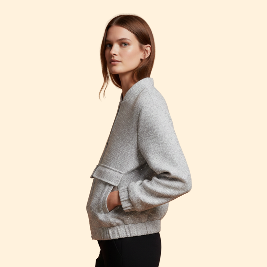 Women’s Sequin Bomber Jacket