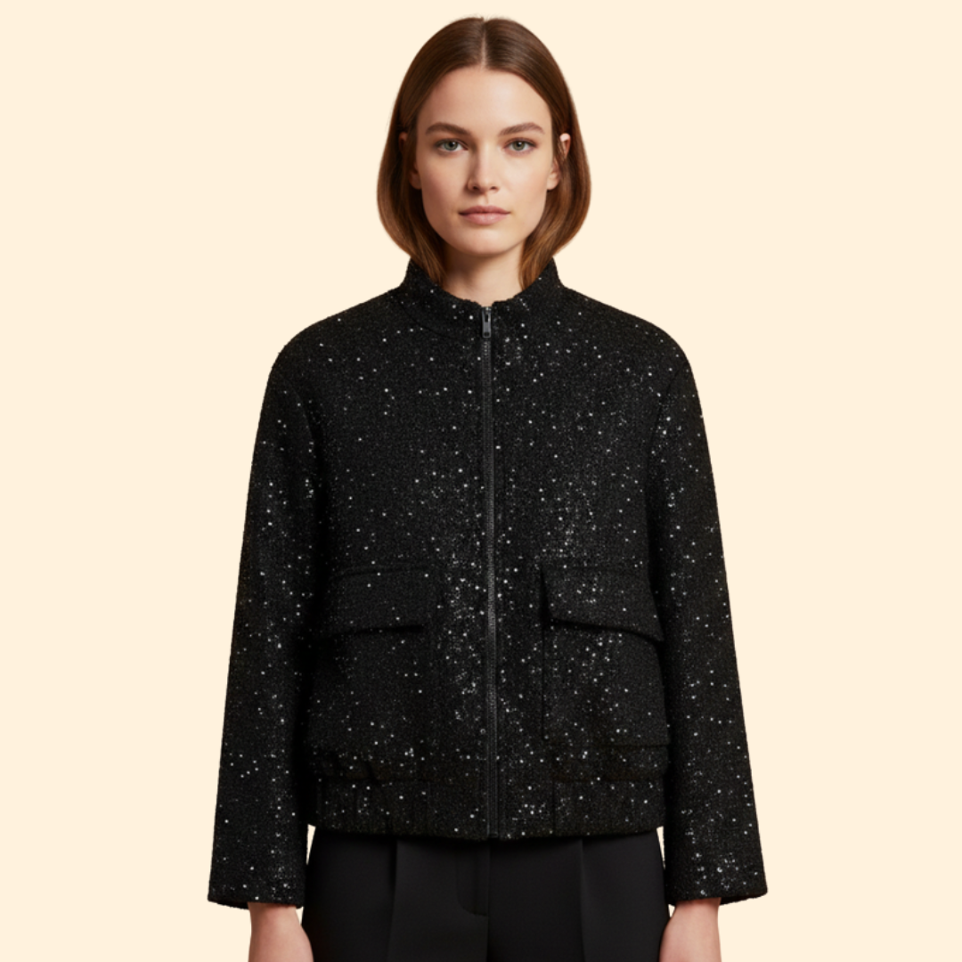Women’s Sequin Bomber Jacket