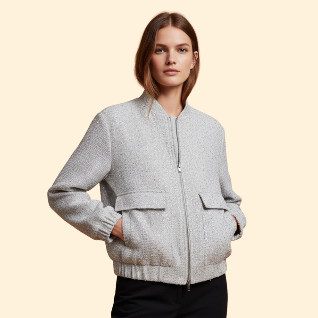 Women’s Sequin Bomber Jacket