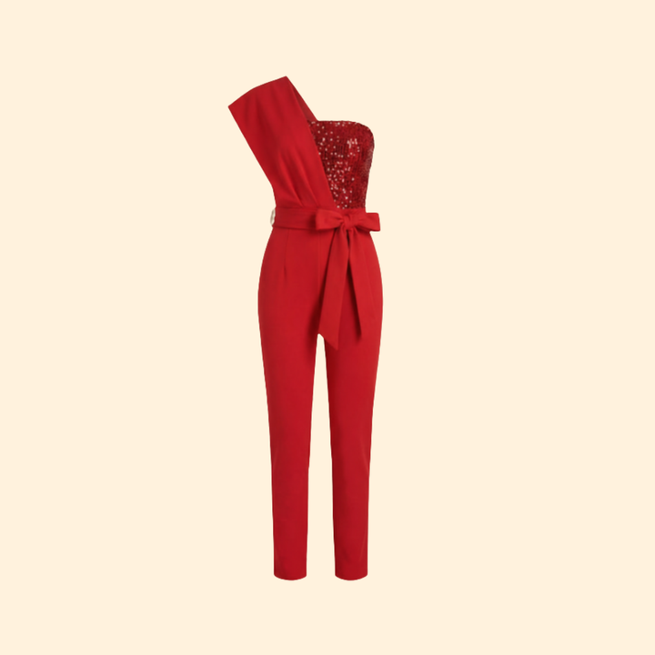 Women's Sequin Detail Jumpsuit