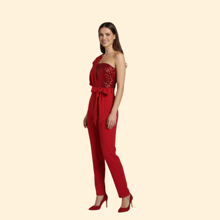 Women's Sequin Detail Jumpsuit