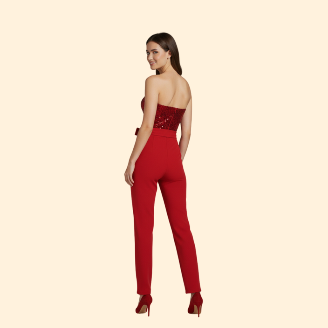 Women's Sequin Detail Jumpsuit