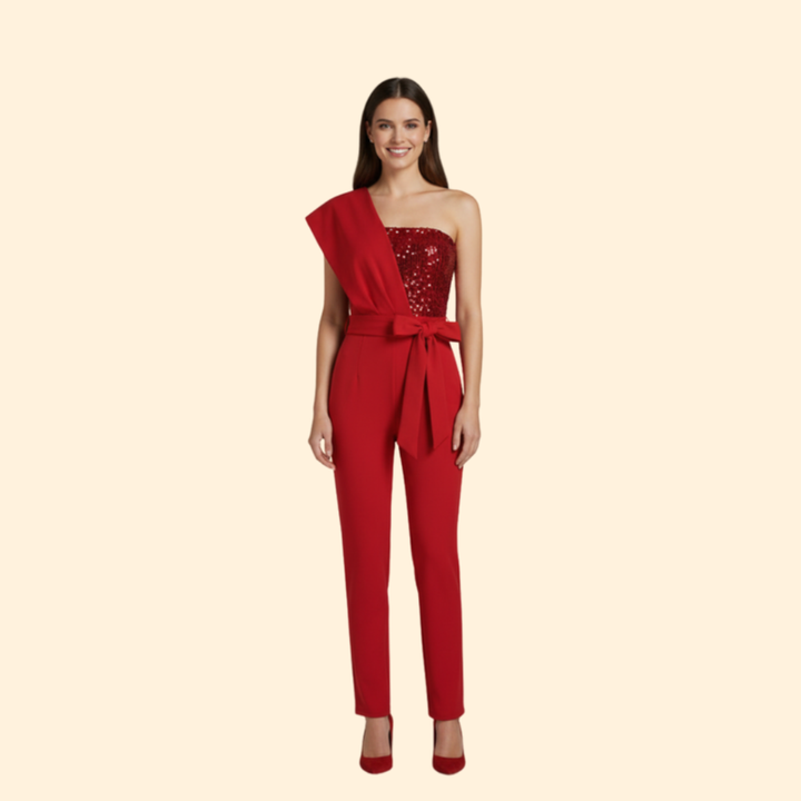 Women's Sequin Detail Jumpsuit
