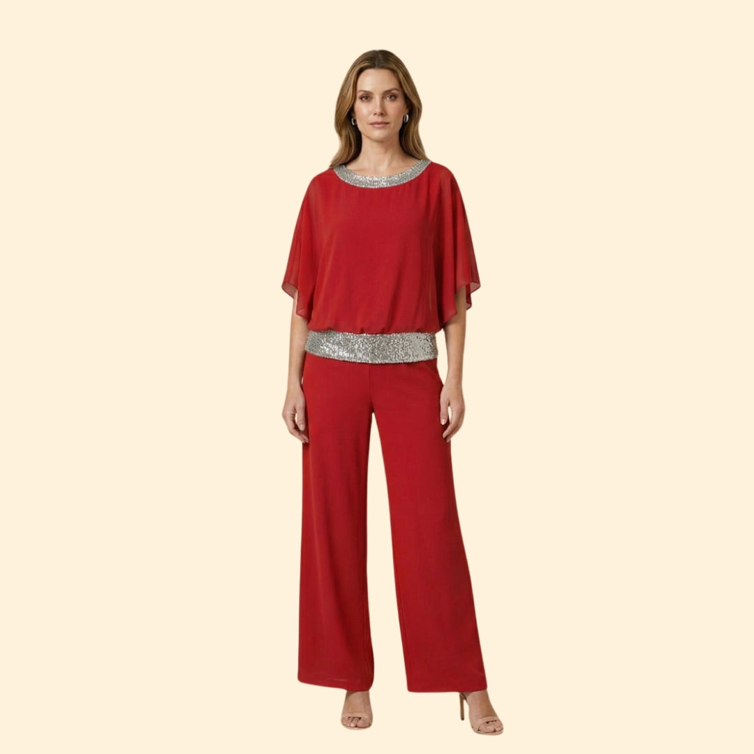 Women's Sequin Embellished Set