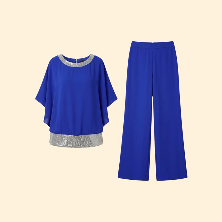 Women's Sequin Embellished Set