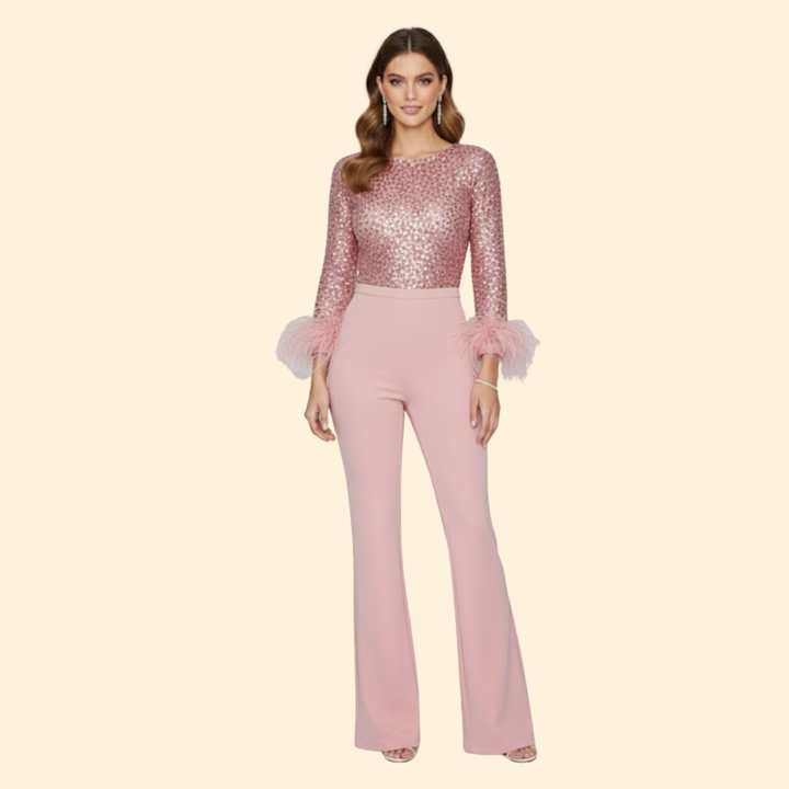 Women’s Sequin Glow Jumpsuit