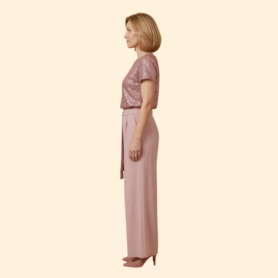 Women's Sequin Top Jumpsuit