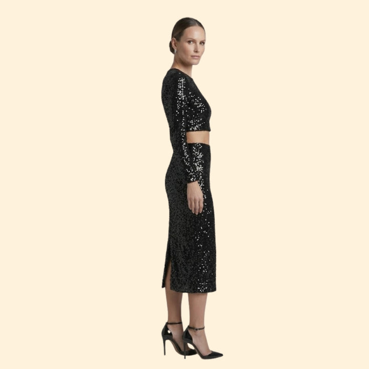 Women's Shimmering Sequin Set