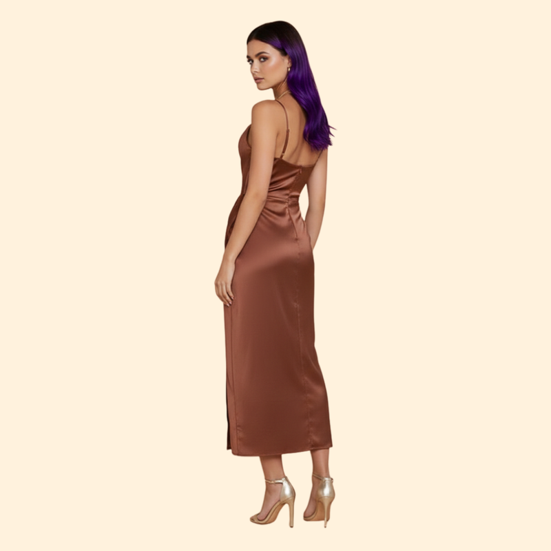Women’s Sleek Ruffle Detail Dress