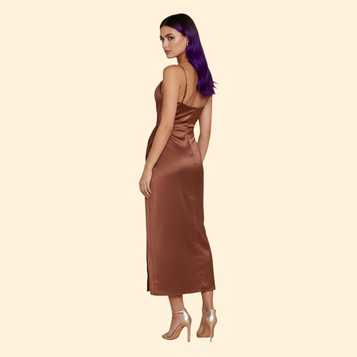 Women’s Sleek Ruffle Detail Dress