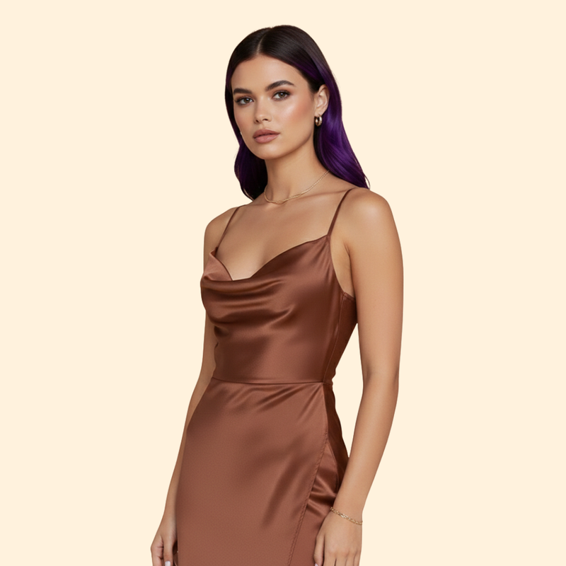 Women’s Sleek Ruffle Detail Dress