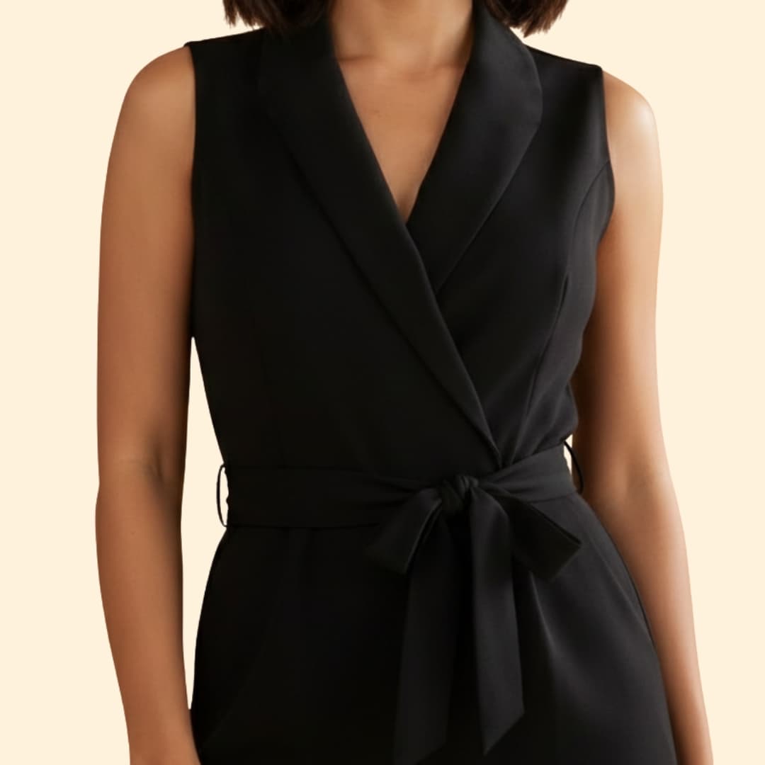 Women's Sleek Sleeveless Jumpsuit