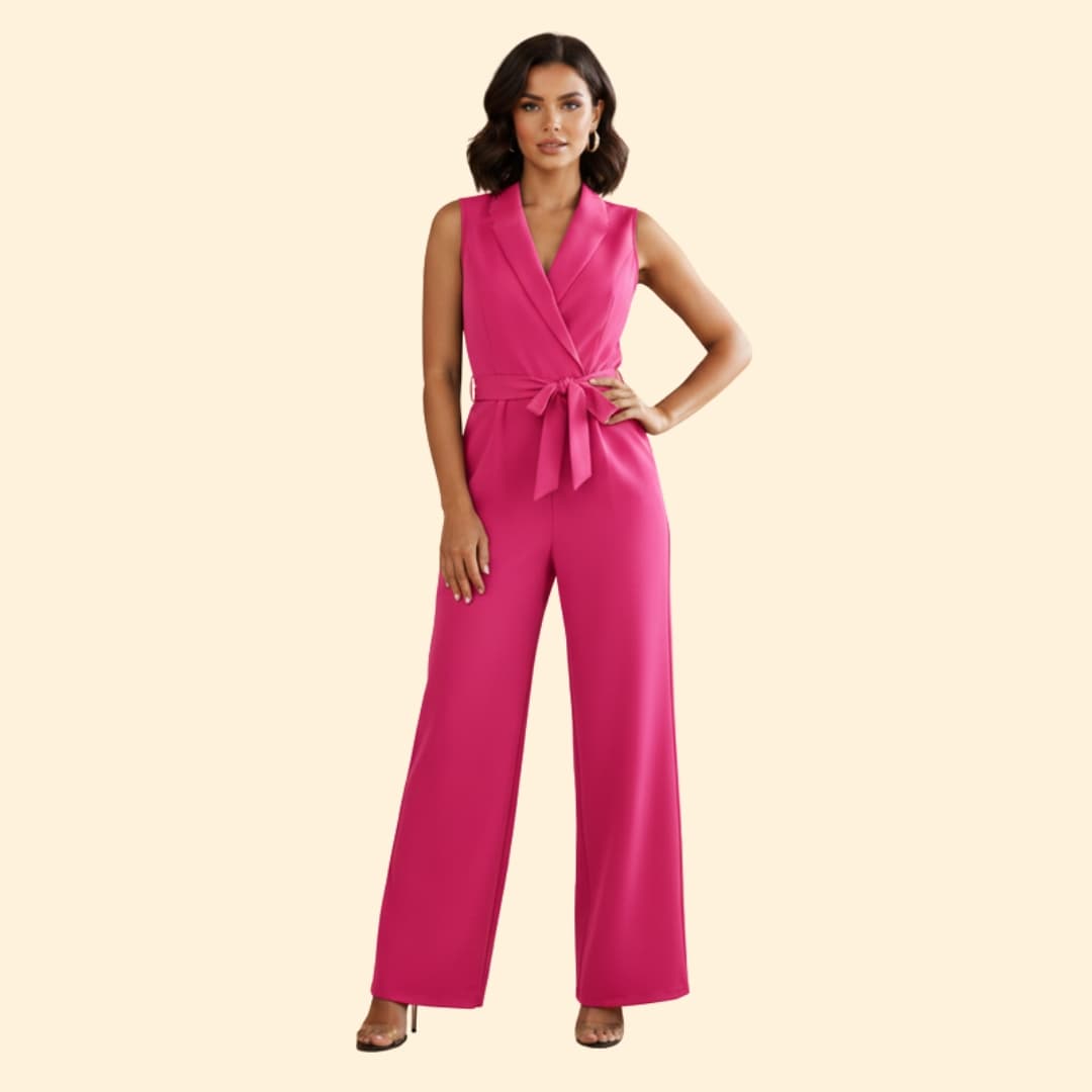 Women's Sleek Sleeveless Jumpsuit