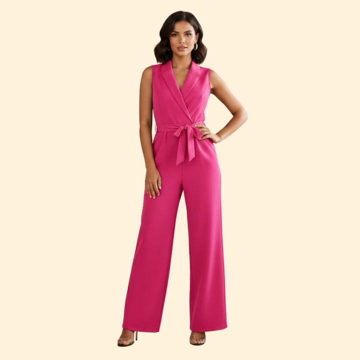 Women's Sleek Sleeveless Jumpsuit