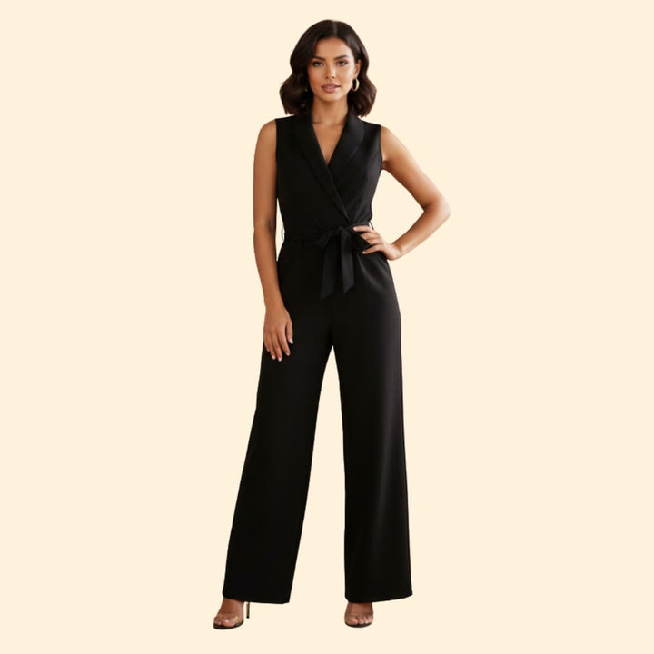 Women's Sleek Sleeveless Jumpsuit