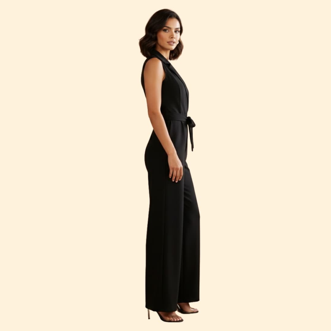 Women's Sleek Sleeveless Jumpsuit