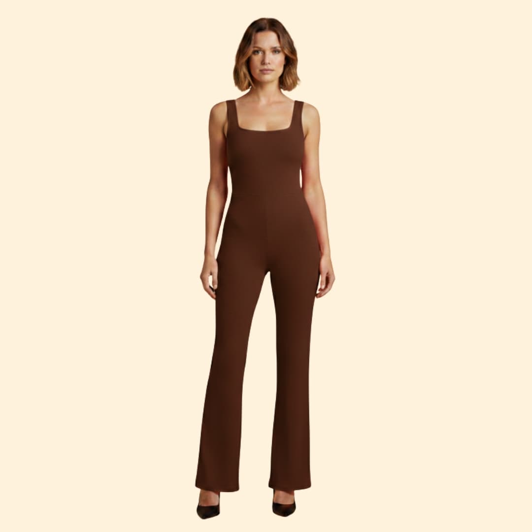 Women's Sleek Wide-Leg Jumpsuit