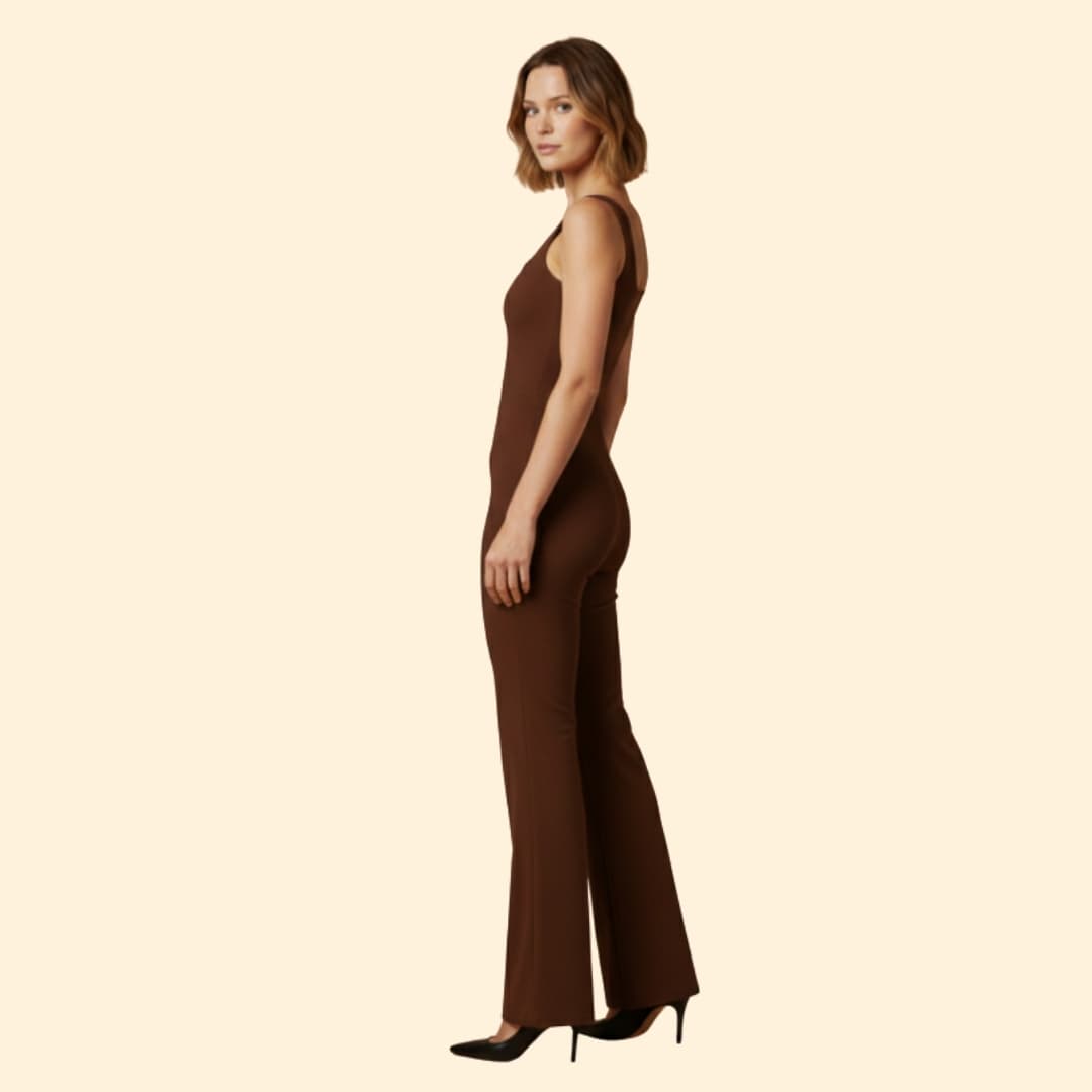 Women's Sleek Wide-Leg Jumpsuit