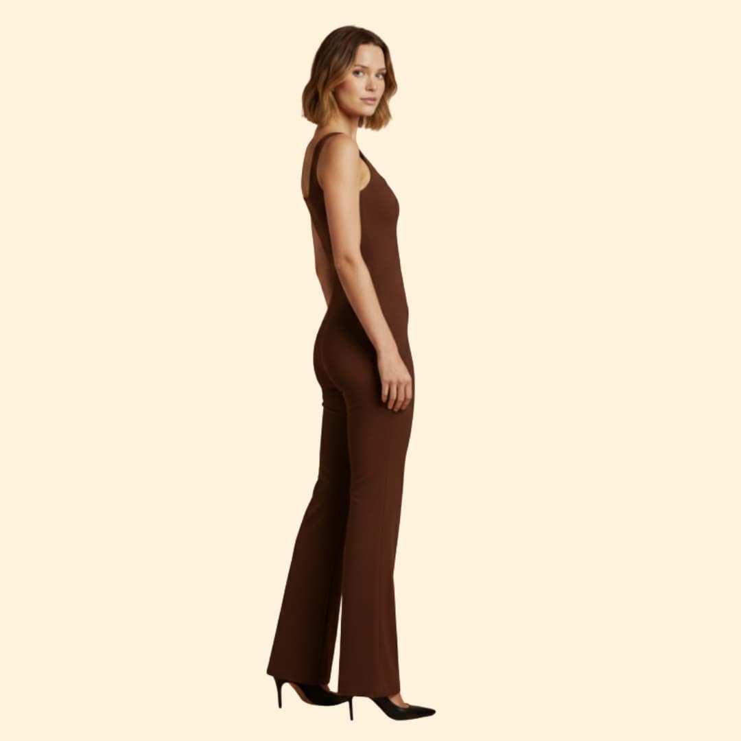 Women's Sleek Wide-Leg Jumpsuit