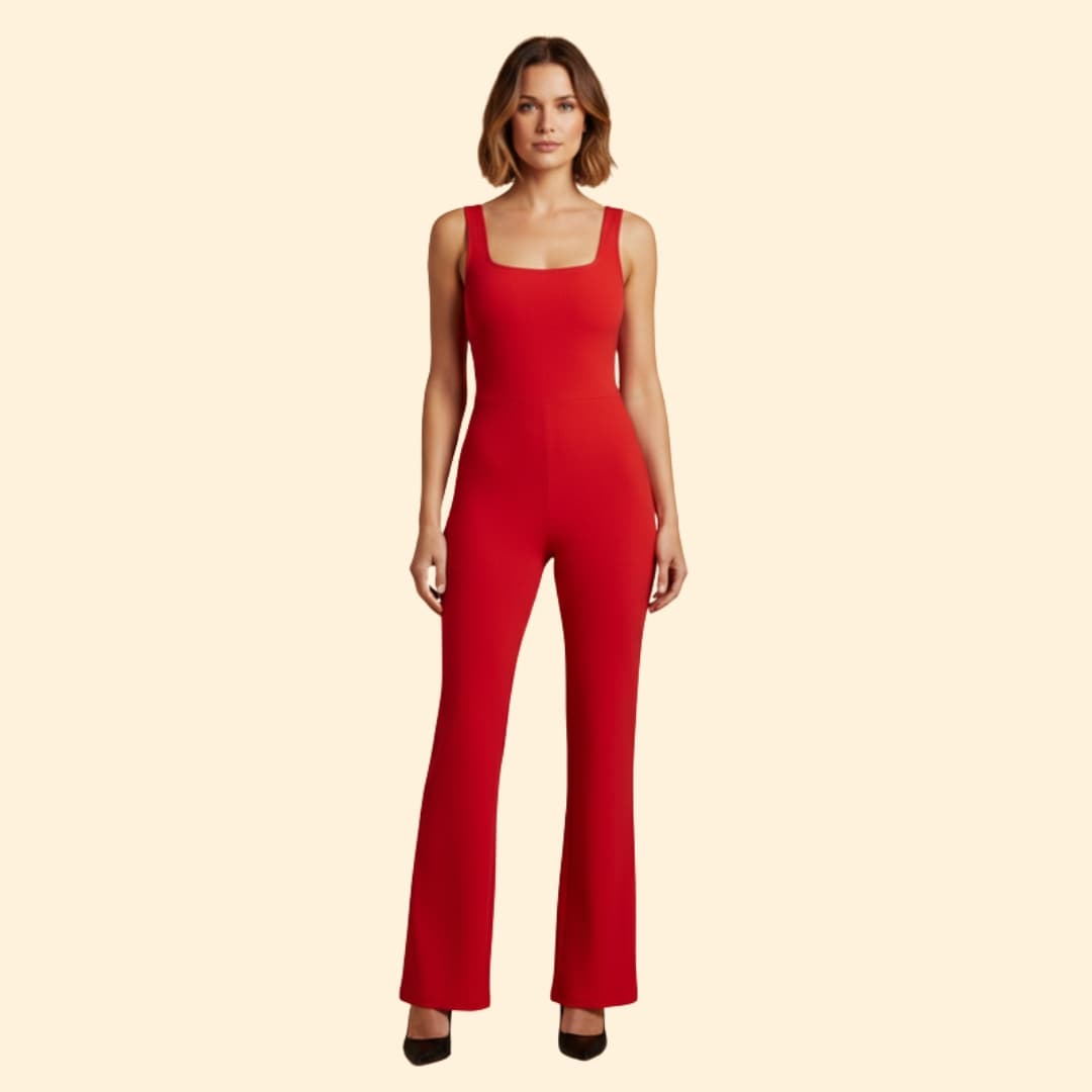 Women's Sleek Wide-Leg Jumpsuit