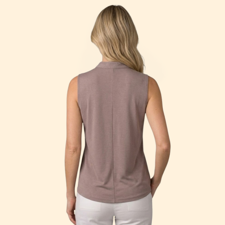 Women’s Pleated V-Neck Top