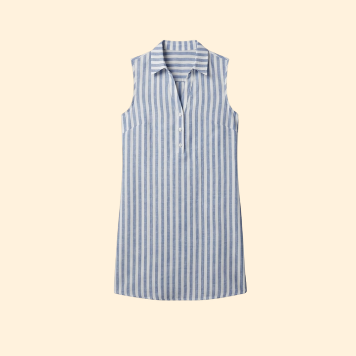 Women's Sleeveless Button Dress