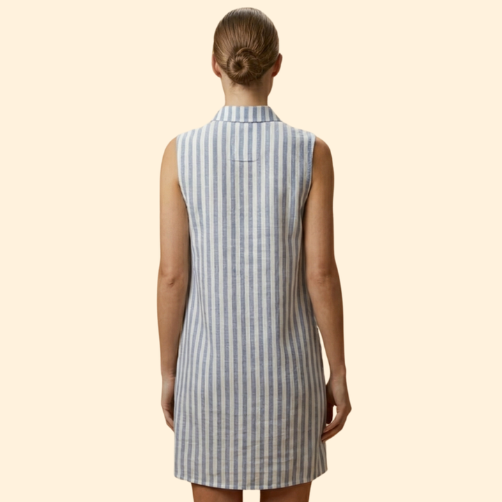 Women's Sleeveless Button Dress