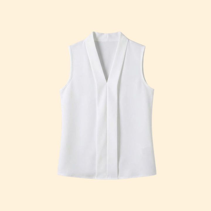 Women's Sleeveless Cotton Blouse
