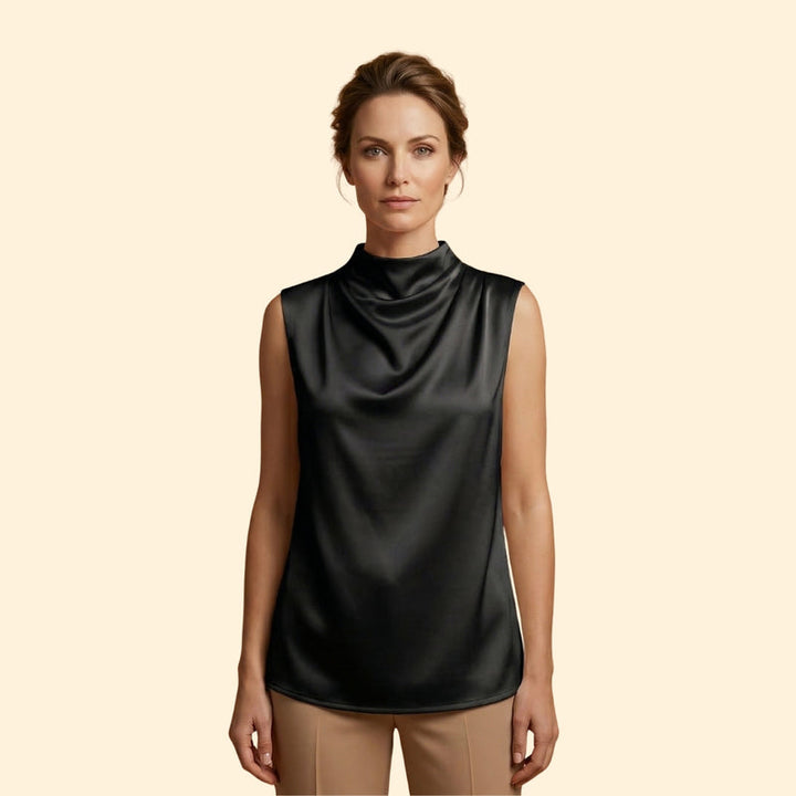 Women's Sleeveless Flowing Blouse