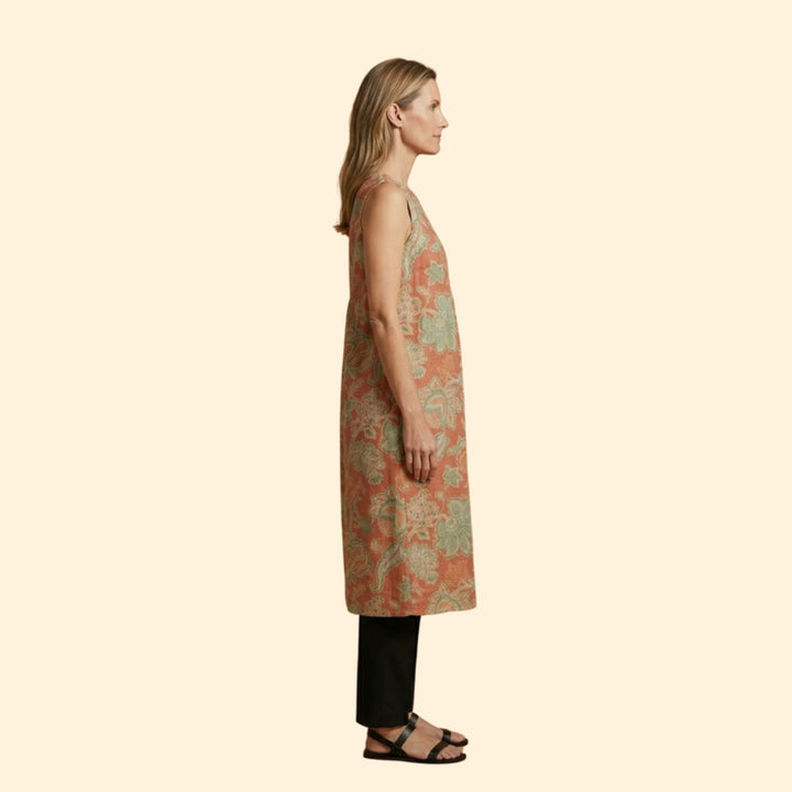 Women's Sleeveless Linen Dress