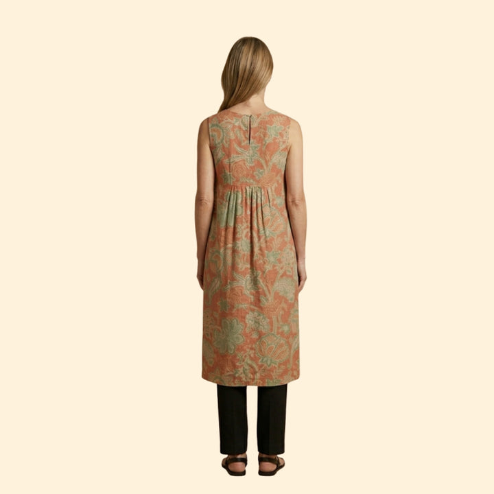 Women's Sleeveless Linen Dress