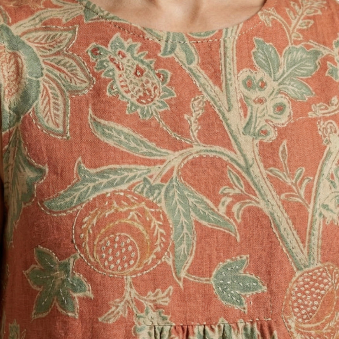 Women's Sleeveless Linen Dress
