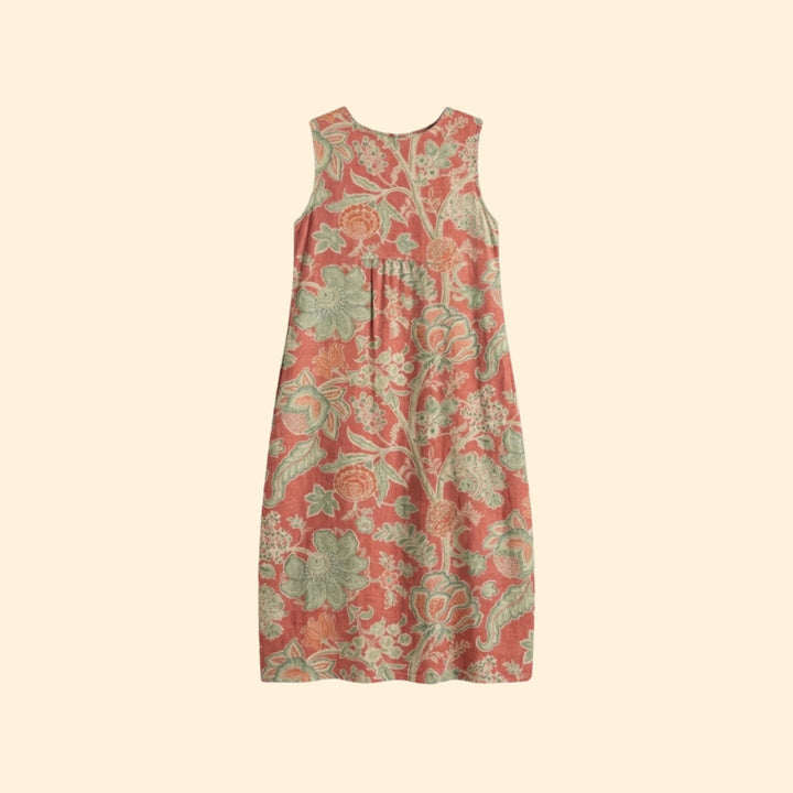 Women's Sleeveless Linen Dress
