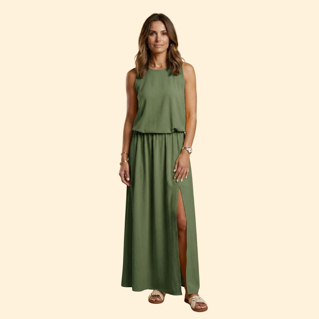 Women's Sleeveless Maxi Dress