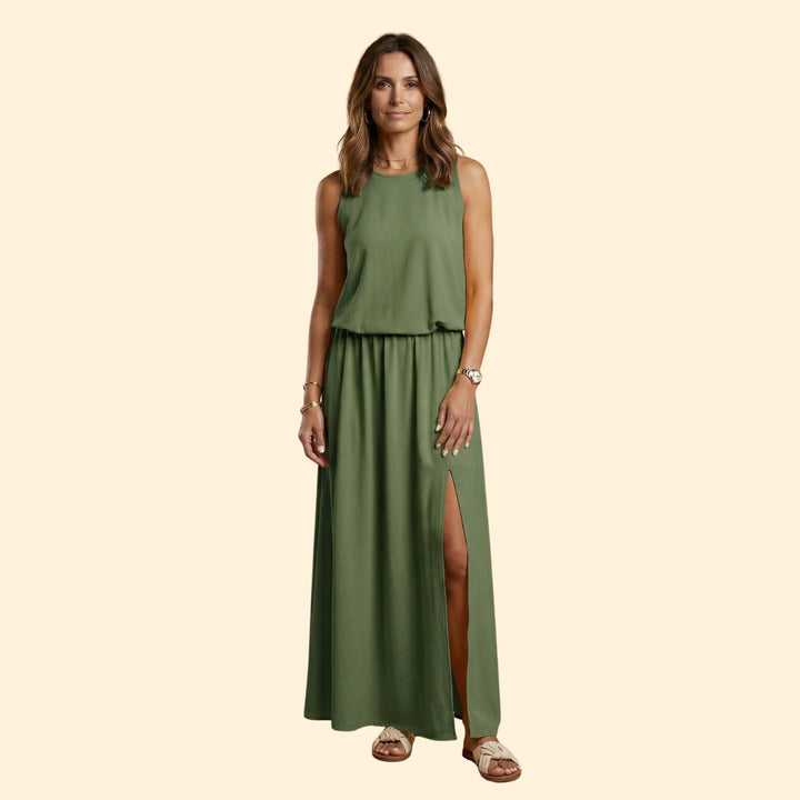 Women's Sleeveless Maxi Dress