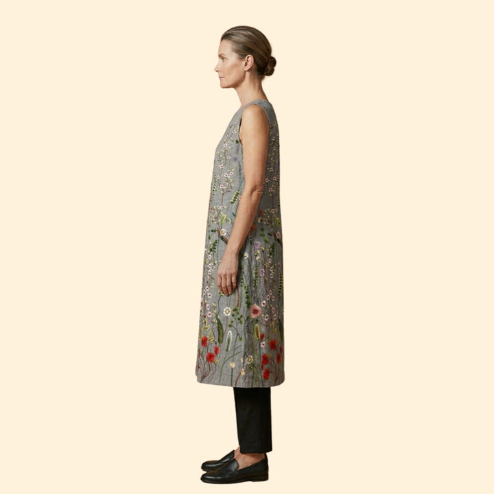 Women's Sleeveless Midi Dress