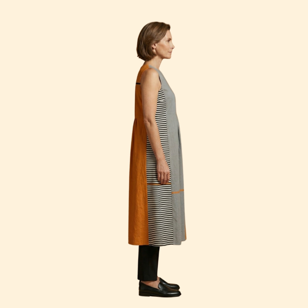 Women's Sleeveless Midi Dress