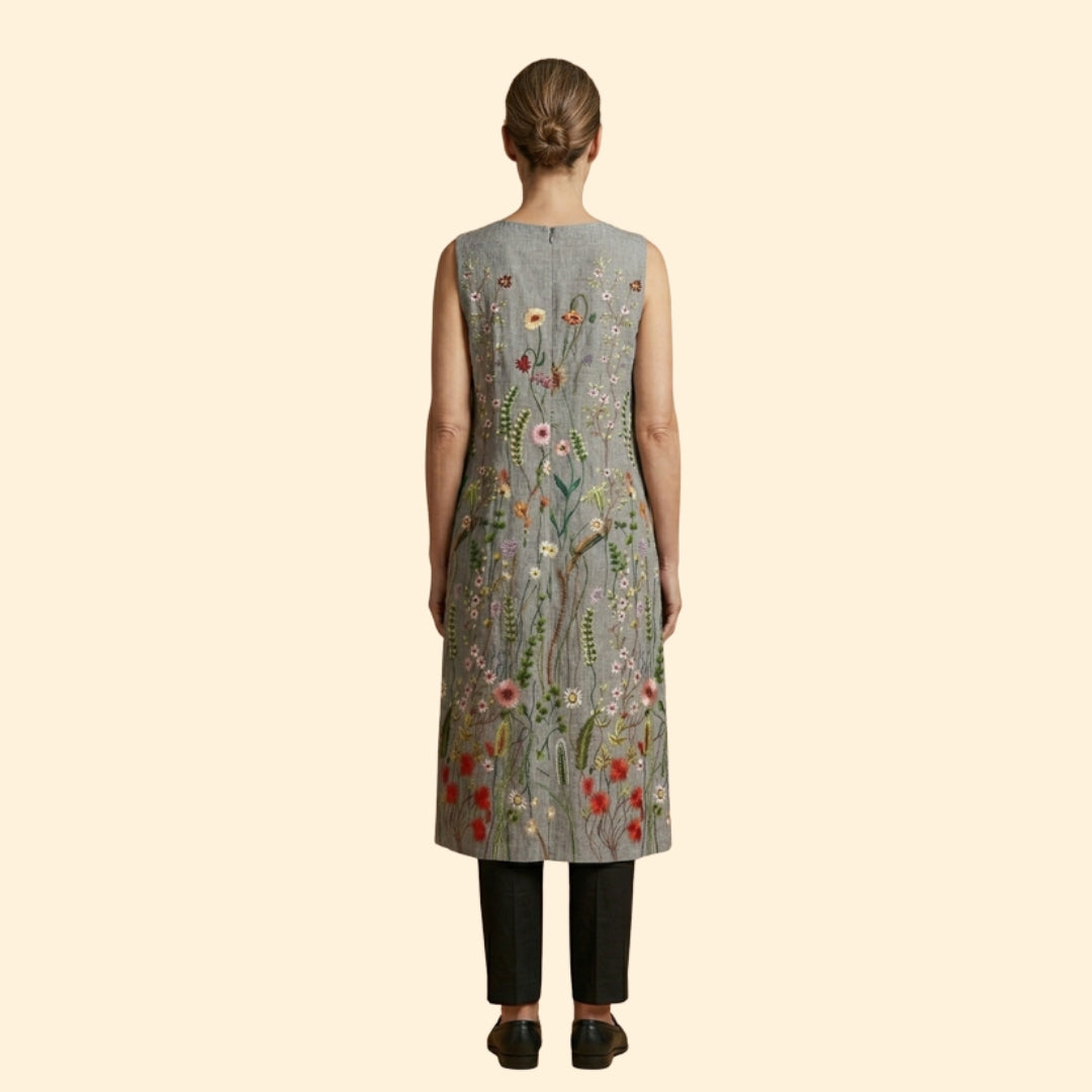 Women's Sleeveless Midi Dress