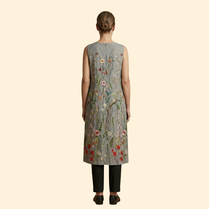 Women's Sleeveless Midi Dress
