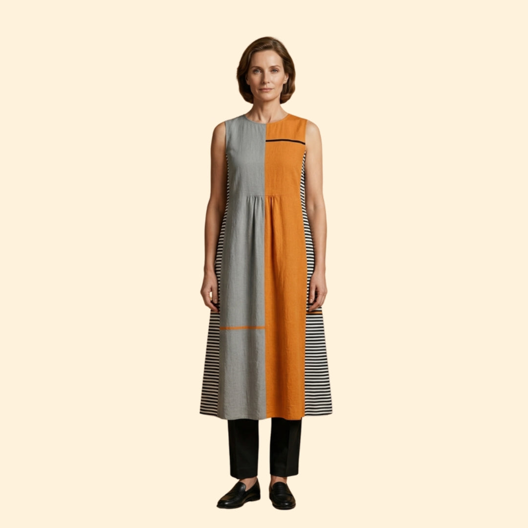 Women's Sleeveless Midi Dress