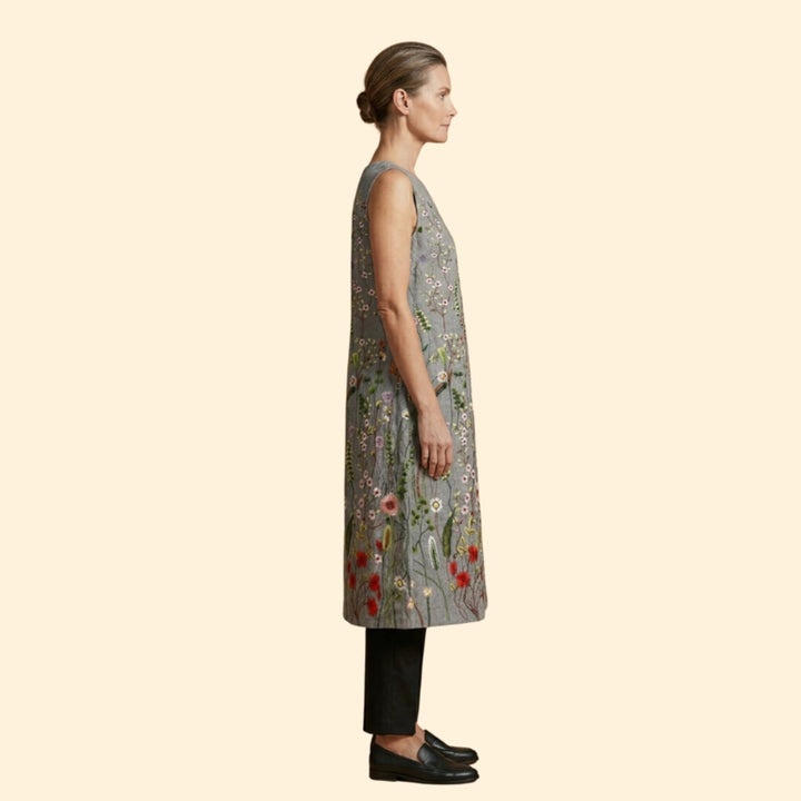 Women's Sleeveless Midi Dress