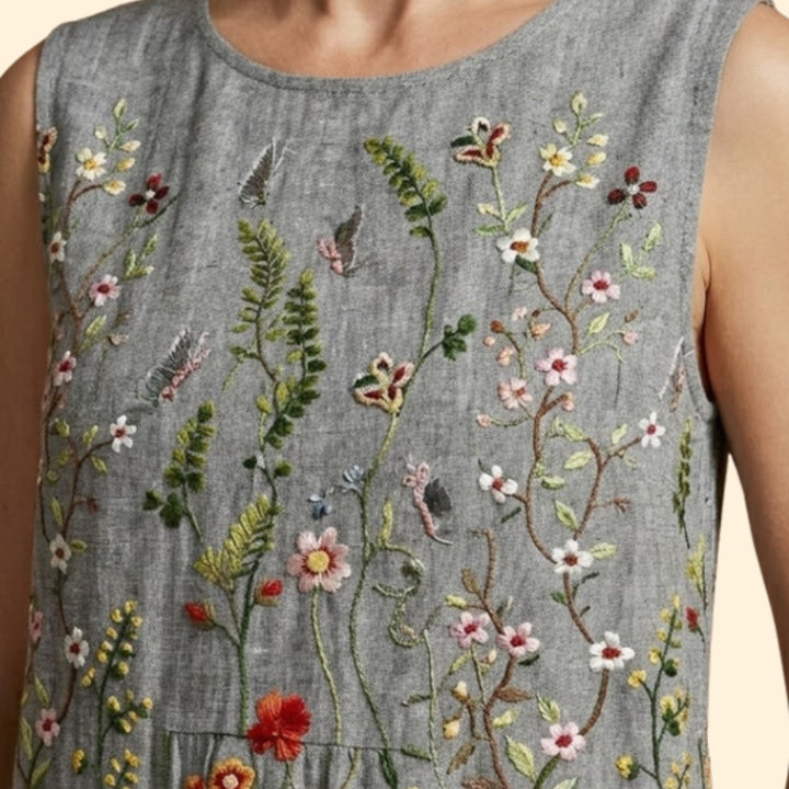 Women's Sleeveless Midi Dress