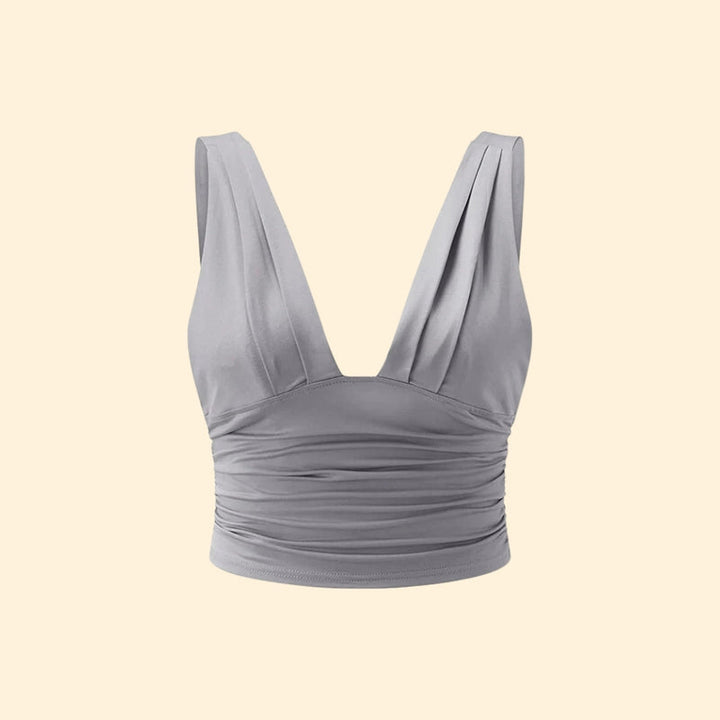 Women's Sleeveless V-Neck Top