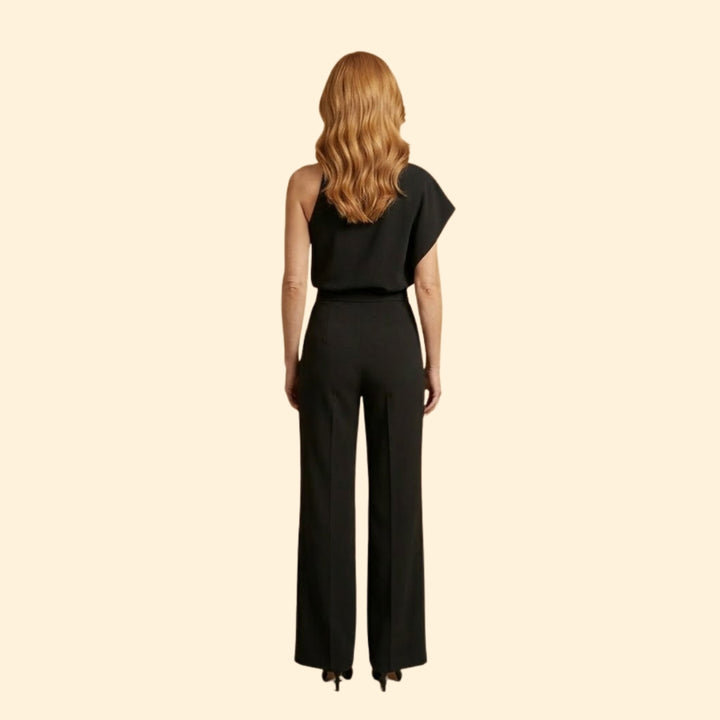 Women's Sleeveless Wide-Leg Jumpsuit