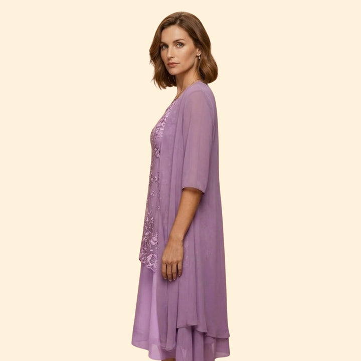 Women's Smocked Patchwork Dress