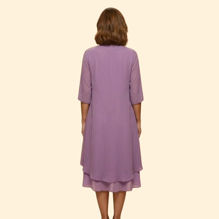 Women's Smocked Patchwork Dress