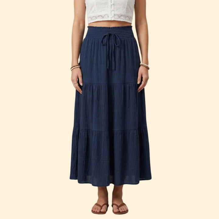 Women's Smocked Tiered Skirt