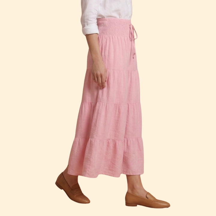 Women's Smocked Tiered Skirt