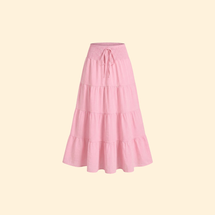 Women's Smocked Tiered Skirt